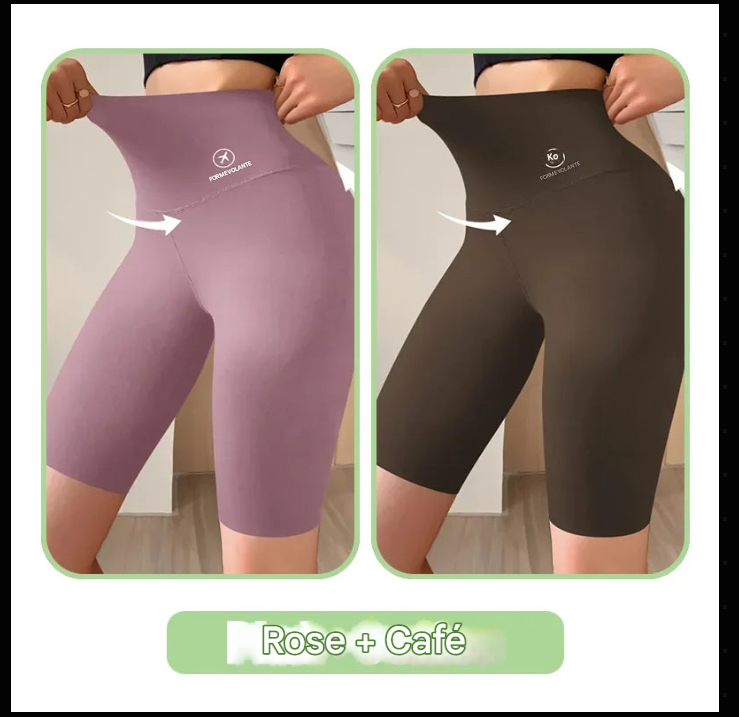 🧘♀️ Short Sport Femme Taille Haute Push-Up – Sans Couture, Yoga & Fitness (M à XL)