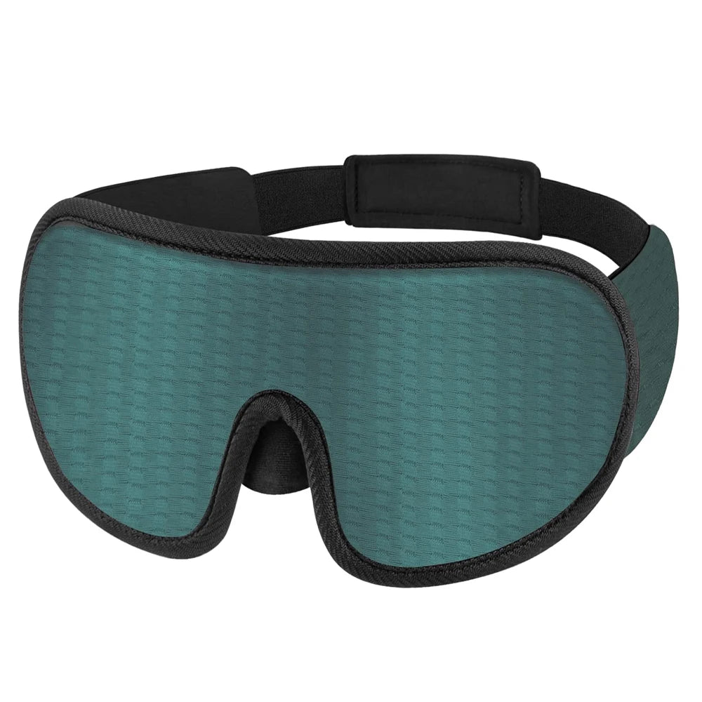 Masque de Sommeil 3D Ergonomique – 100 % Opaque, Ultra Confortable, Mousse à Mémoire de Forme