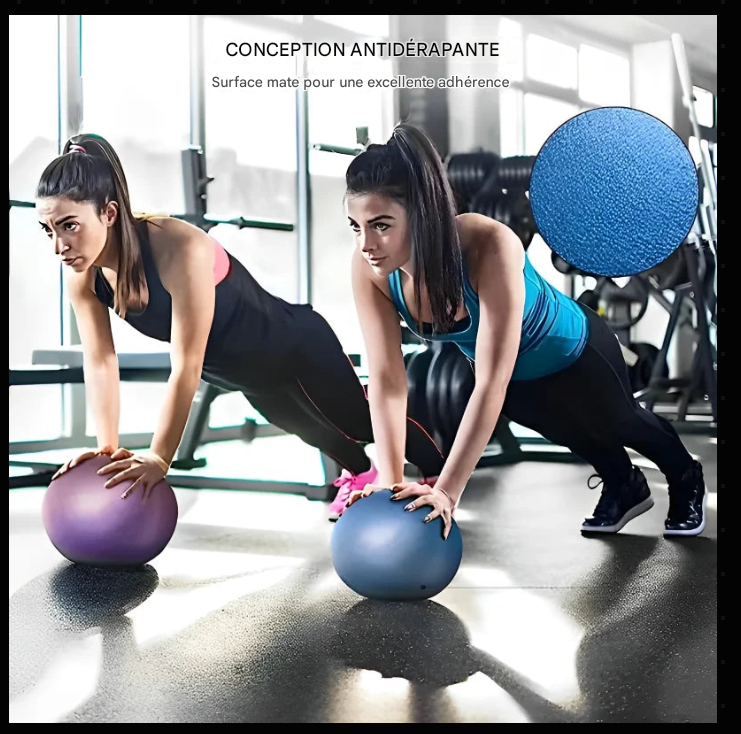 Balle Pilates 25 cm – Mini Ball de Yoga pour Renforcement du Core, Équilibre & Rééducation
