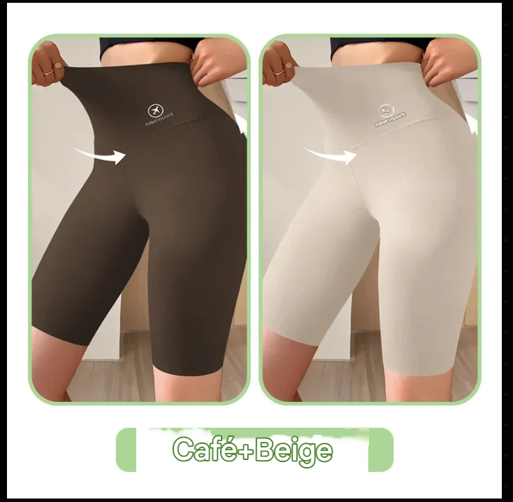🧘‍♀️ Short Sport Femme Taille Haute Push-Up – Sans Couture, Yoga & Fitness (M à XL)