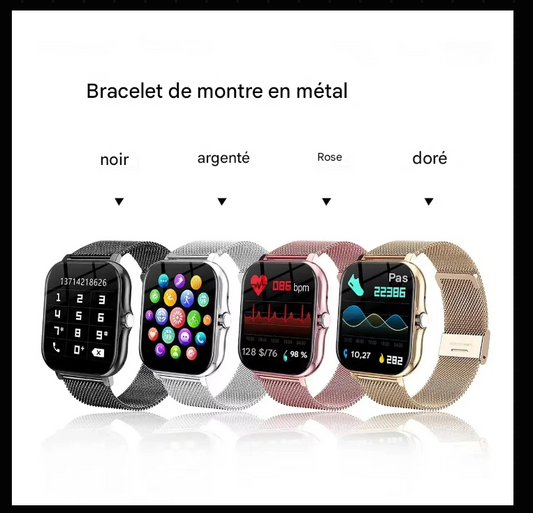 ⌚ Montre Connectée Xiaomi Homme Femme – Sport, Santé & Appels Bluetooth