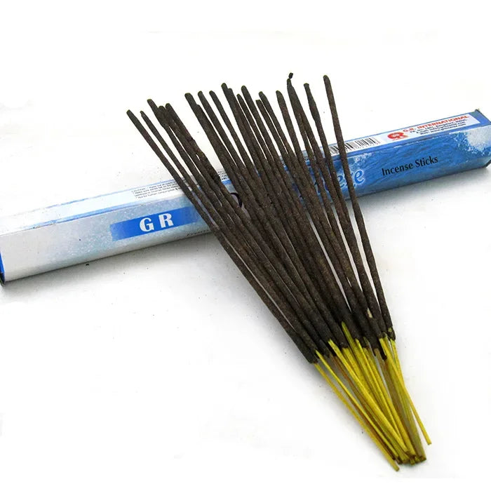Encens Indien Naturel – 20 Bâtonnets Sauge Blanche, Lavande, Brise Marine | Méditation, Yoga, Purification