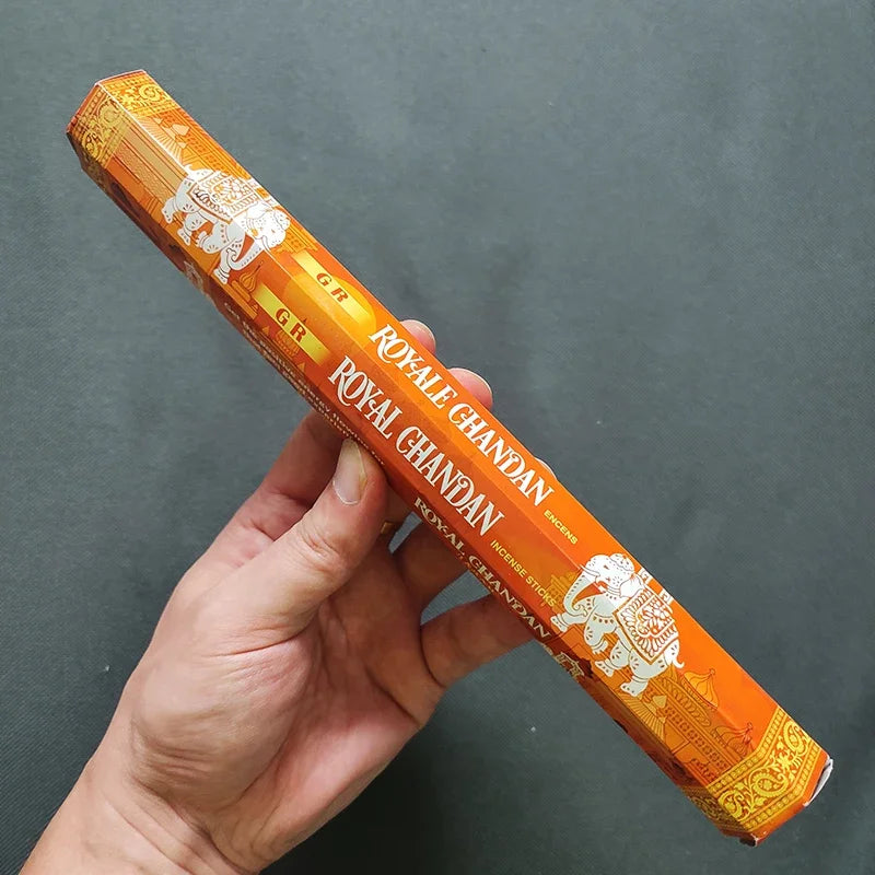Encens Indien Naturel – 20 Bâtonnets Sauge Blanche, Lavande, Brise Marine | Méditation, Yoga, Purification