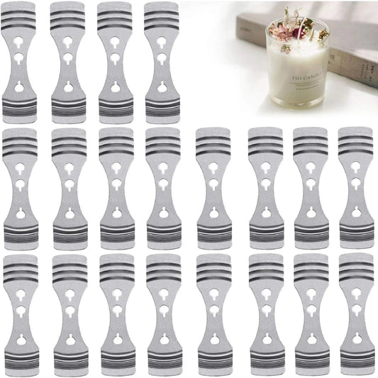 🕯️ Support de Mèche en Acier Inoxydable – Centreur de Mèche 3 Trous pour Fabrication de Bougies Maison