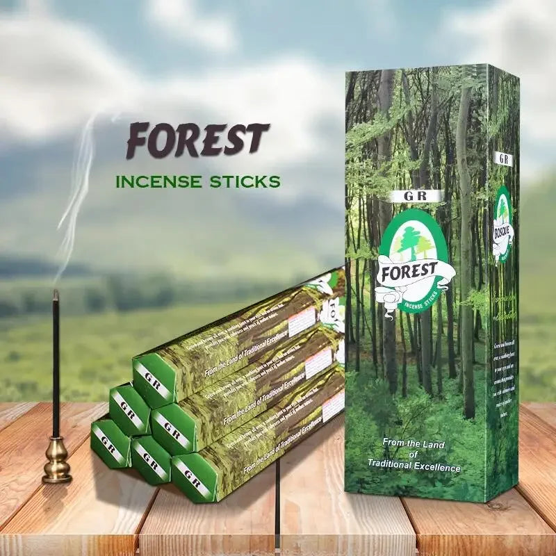 Bâtonnets d’Encens Indien – Bois de Santal, Lavande, Sauge, Jasmin | Méditation, Yoga & Aromathérapie