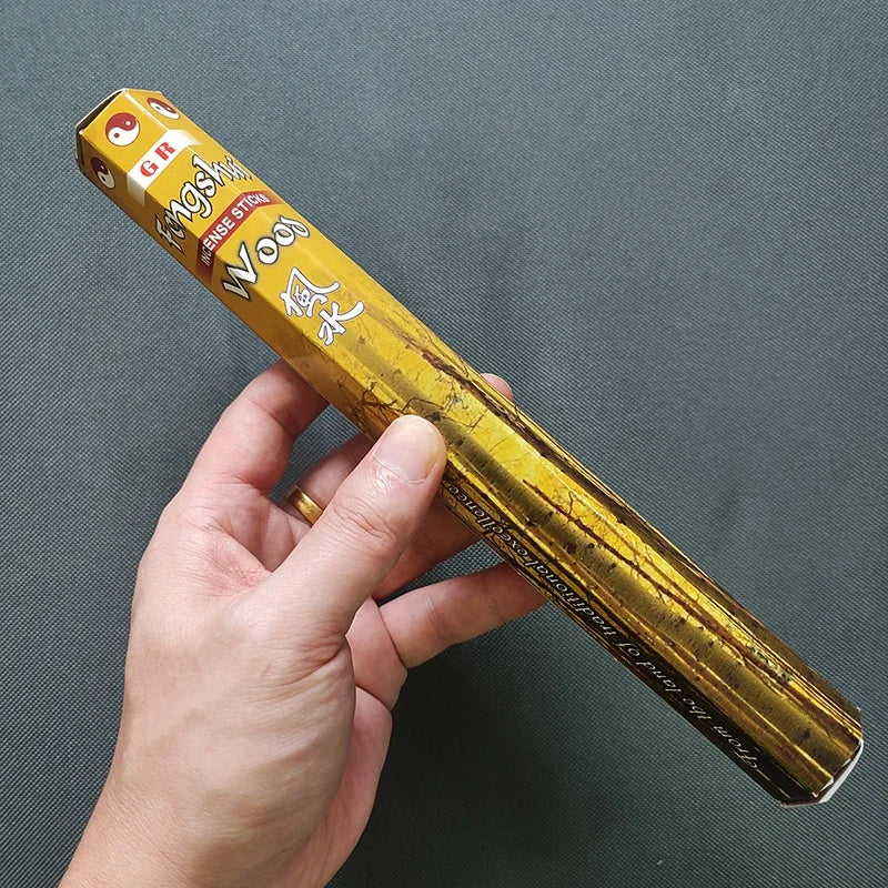 Encens Indien Naturel – 20 Bâtonnets Sauge Blanche, Lavande, Brise Marine | Méditation, Yoga, Purification