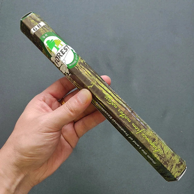Encens Indien Naturel – 20 Bâtonnets Sauge Blanche, Lavande, Brise Marine | Méditation, Yoga, Purification